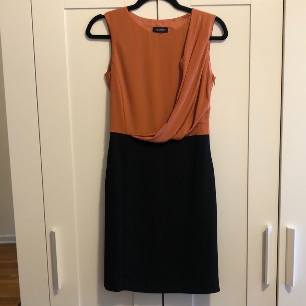 Max & Co. Pleated Front Pencil Dress